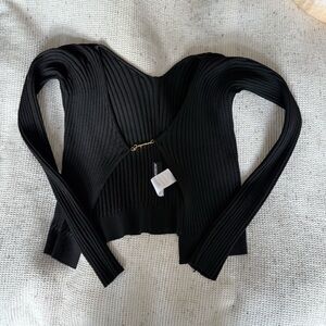 Jacquemus Black Les Classiques 'La Maille Prahu Longue' Cardigan